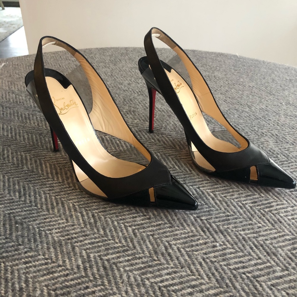 CL Air Chance 100 PAT/SUE/CALF black heel